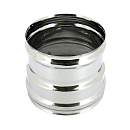 Соединитель мама-мама D 160 для дымохода из нержавеющей стали Прок с доставкой в NAME